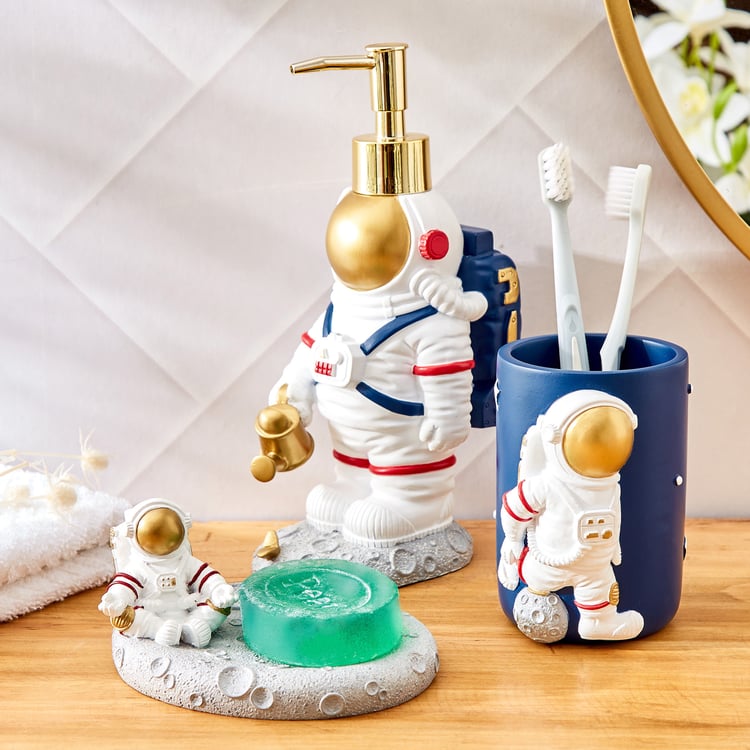 Slate Kids Polyresin Space Soap Dish