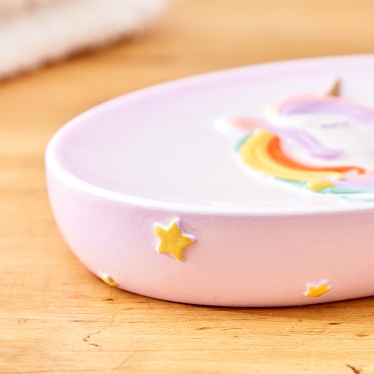 Slate Kids Unicorn Polyresin Soap Dish