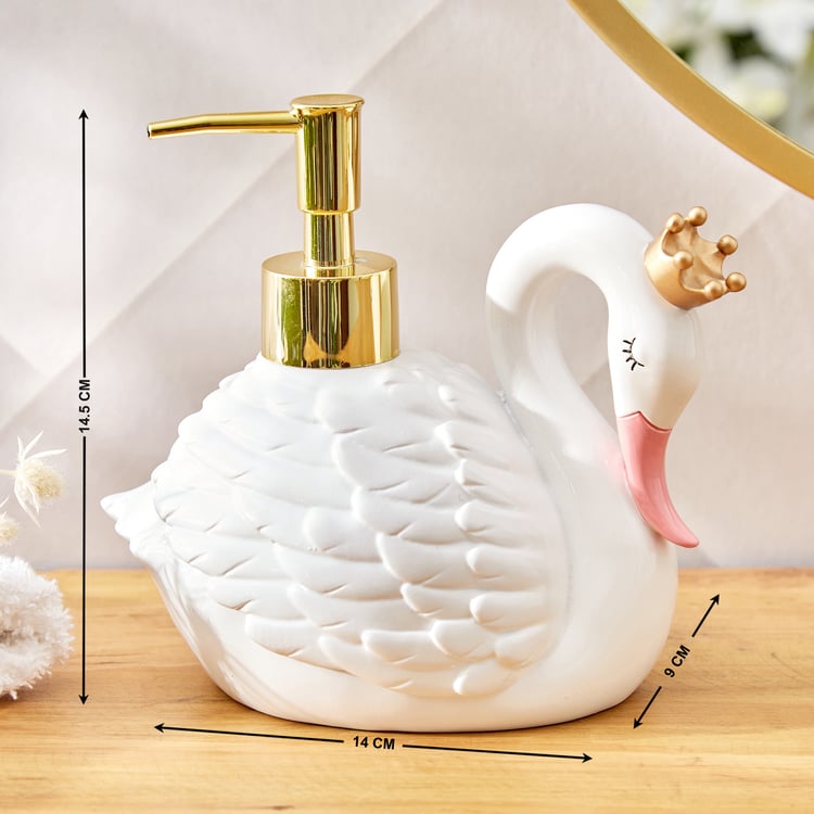 Slate Kids Polyresin Swan Soap Dispenser - 320ml