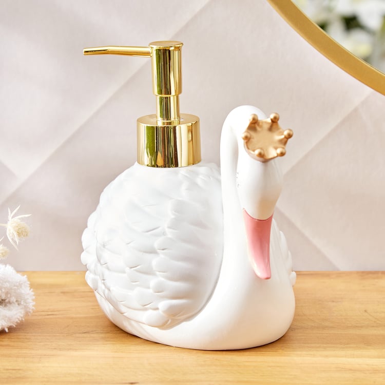 Slate Kids Polyresin Swan Soap Dispenser - 320ml