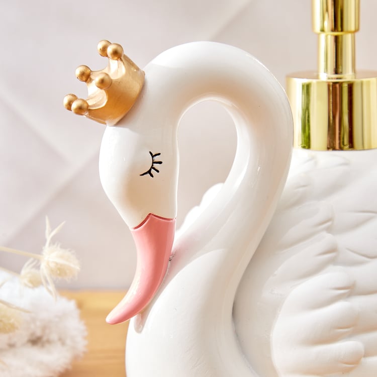 Slate Kids Polyresin Swan Soap Dispenser - 320ml