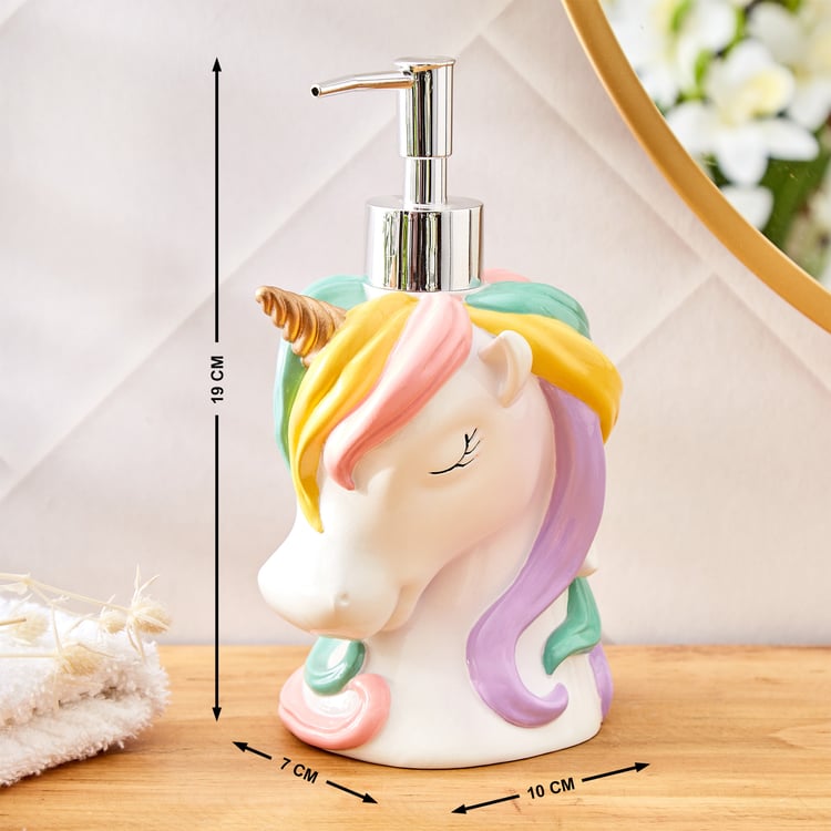 Slate Unicorn Kids Polyresin Soap Dispenser - 320ml