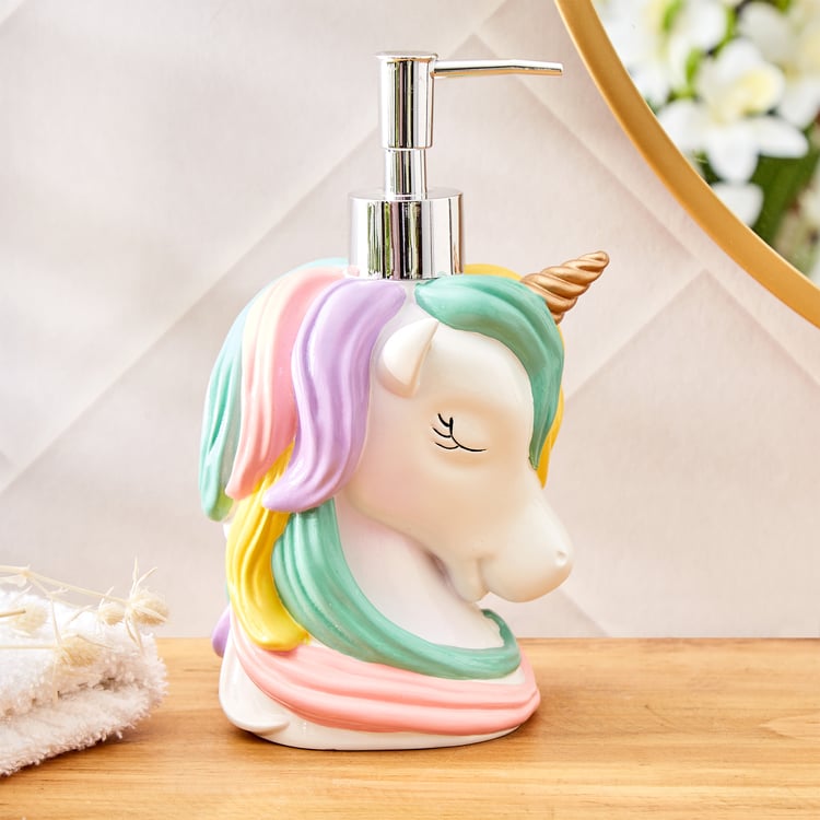 Slate Unicorn Kids Polyresin Soap Dispenser - 320ml