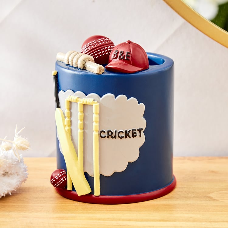 Slate Kids Polyresin Cricket Tooth Brush Holder