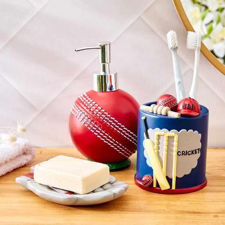 Slate Kids Polyresin Cricket Tooth Brush Holder
