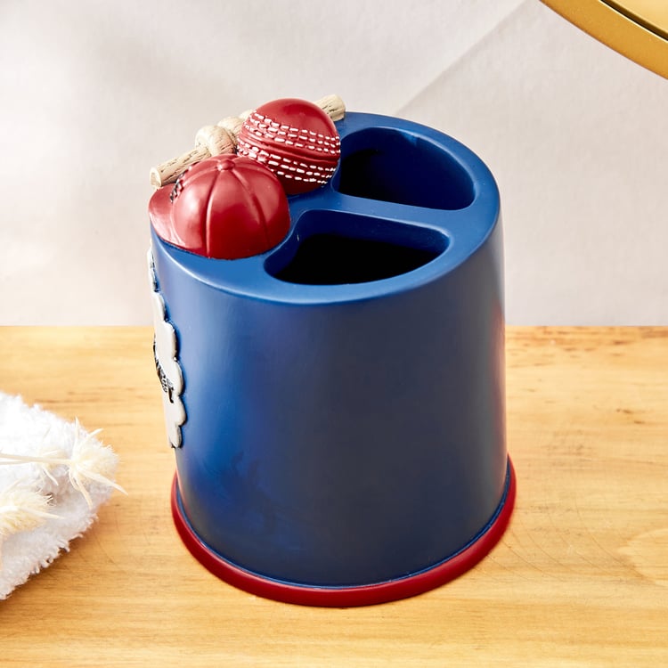 Slate Kids Polyresin Cricket Tooth Brush Holder