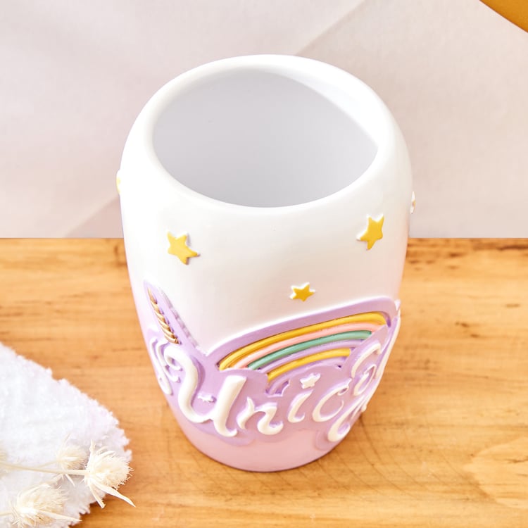 Slate Kids Polyresin Unicorn Tumbler