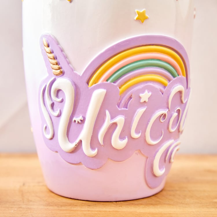 Slate Kids Polyresin Unicorn Tumbler