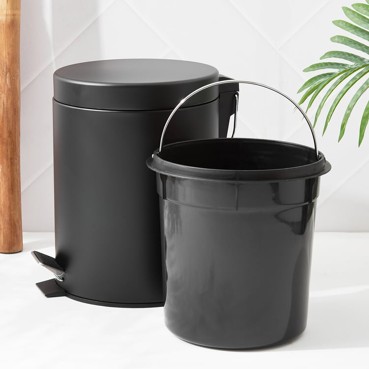 Sedona Grack Metal Pedal Waste Bin - 5L