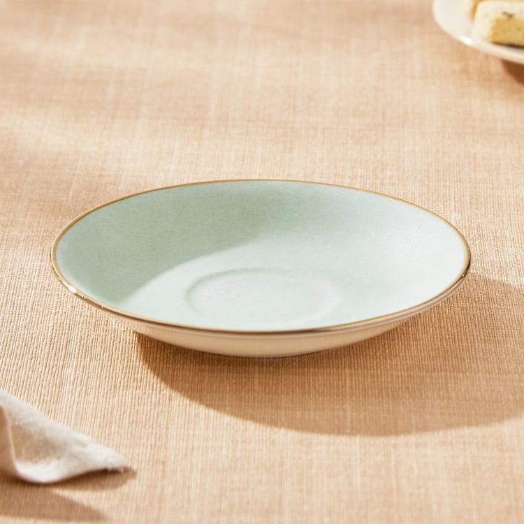 Mandarin Iris Set of 4 Bone China Cups and Saucers - 180ml