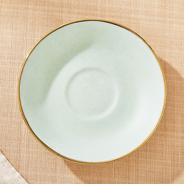 Mandarin Iris Set of 4 Bone China Cups and Saucers - 180ml