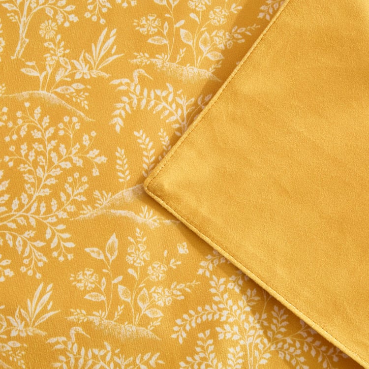 Drake Harvey Ochre Velvet Printed Reversible Placemat