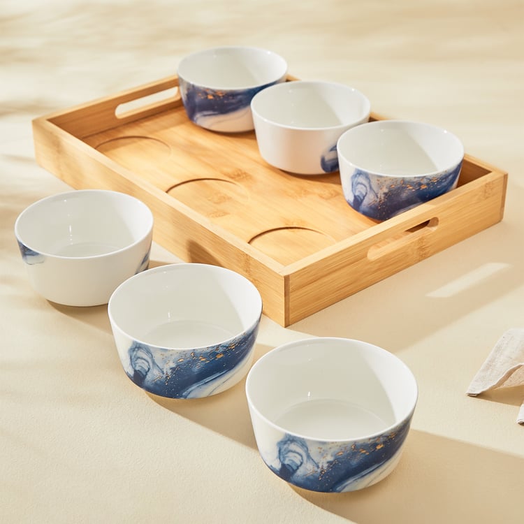 Showstopper Hatsu Set of 6 Dessert Bowls with Tray - 350ml