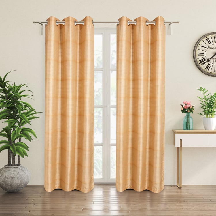 Corsica Medaline Set of 2 Sheer Door Curtains