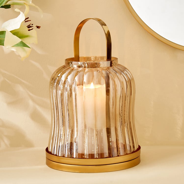 Heritage Renew Jive Glass and Metal Lantern