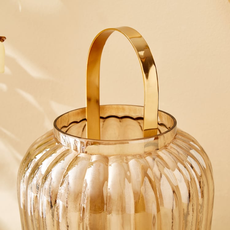Heritage Renew Jive Glass and Metal Lantern