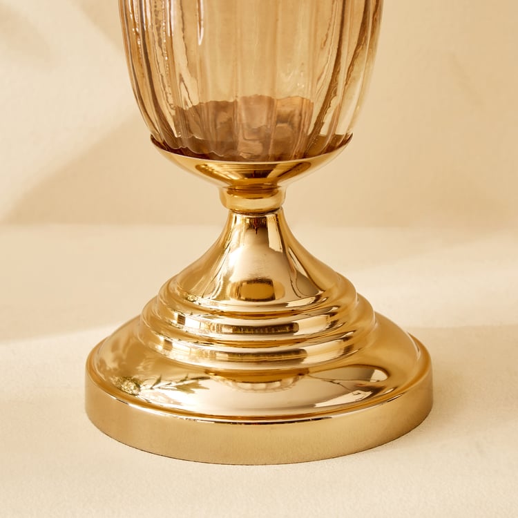 Heritage Renew Jive Glass and Metal Vase