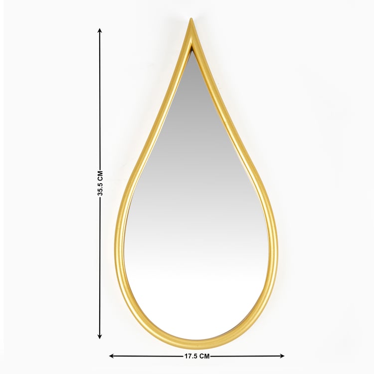 Ananda Engage Set of 4 Polypropylene Decorative Mirrors - 17.5x35.5cm