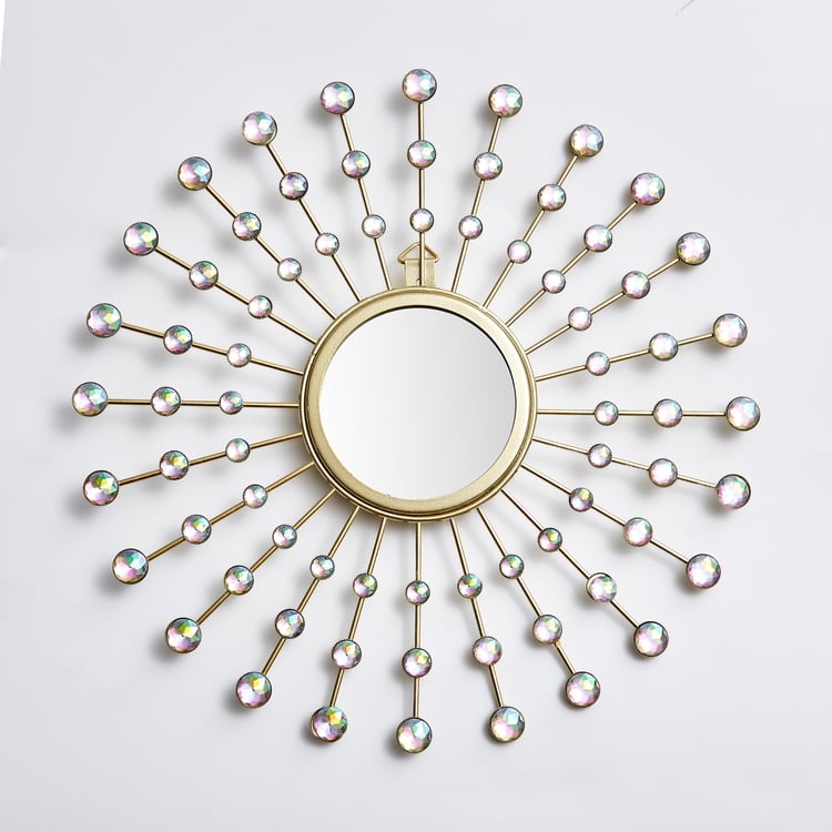 Buy Ananda Emore 3Pcs Decorative Clock and Mirror Set from Home