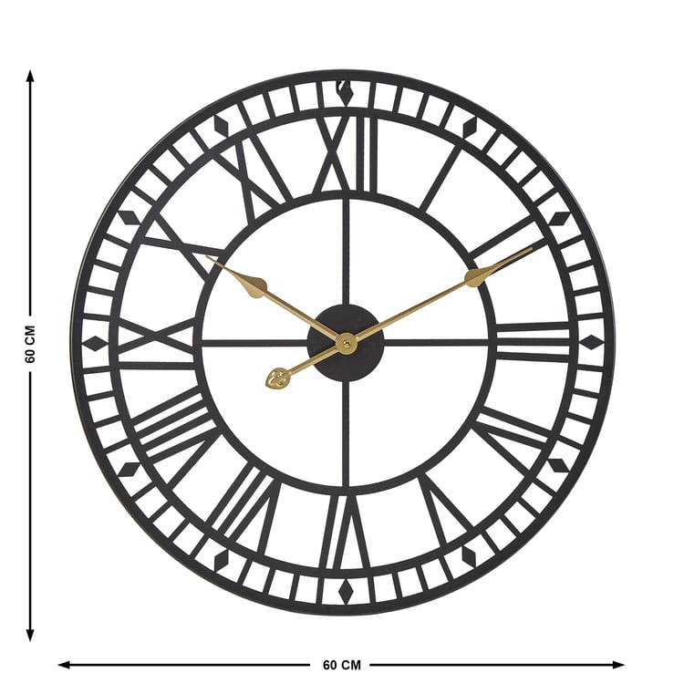 Casablanca Pioneer Metal Wall Clock - 60cm