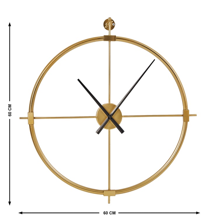 Casablanca Pioneer Metal Wall Clock - 60cm