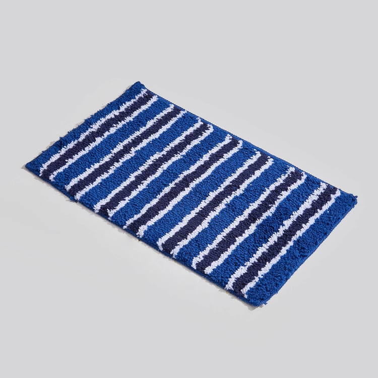 Fiesta Mix Set of 3 Woven Anti-Slip Bath Mats - 50x30cm