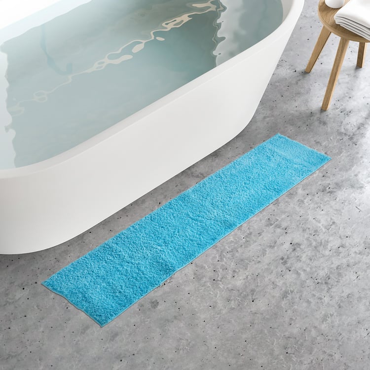 Fiesta Sky Anti-Slip Bath Runner - 135x45cm