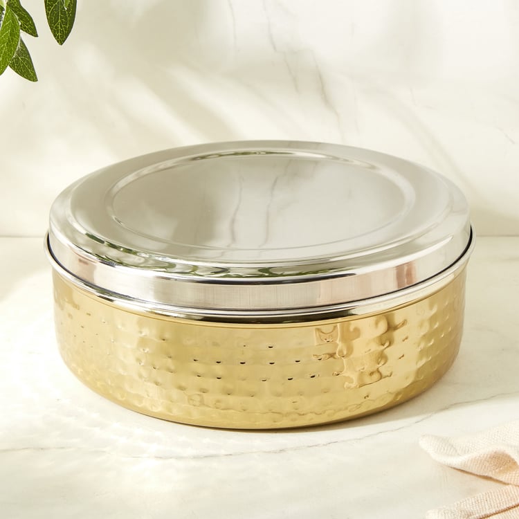 Shale Primo Set of 2 Stainless Steel Storage Container Set