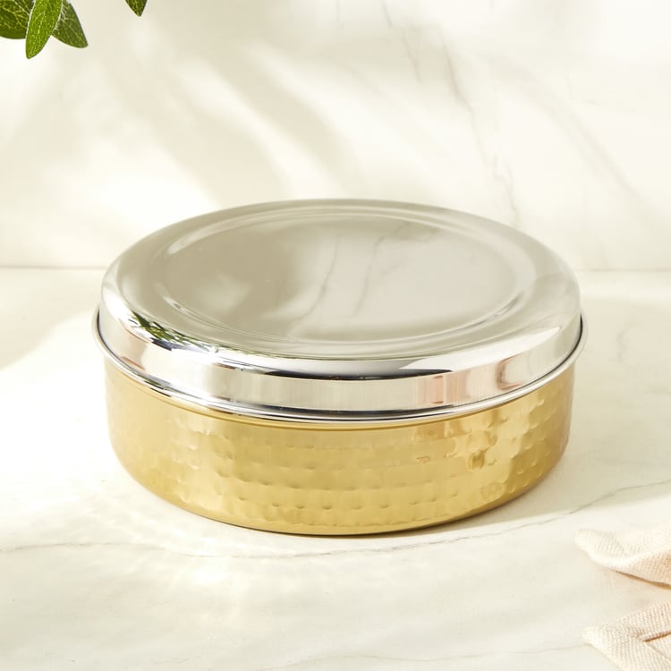 Shale Primo Set of 2 Stainless Steel Storage Container Set