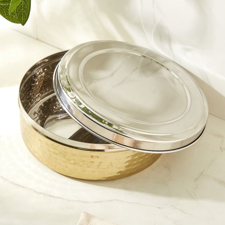 Shale Primo Set of 2 Stainless Steel Storage Container Set