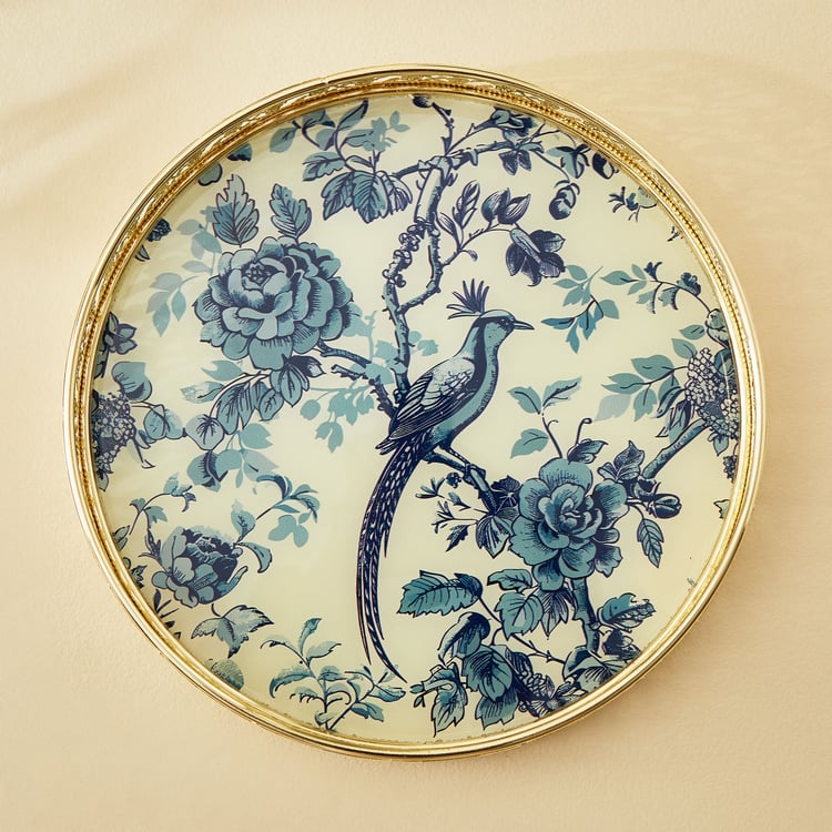 Suvarna Set of 2 Metal Printed Decorative Trays