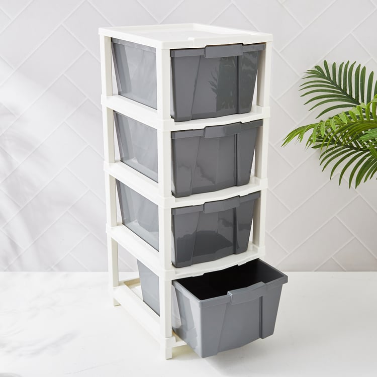 Omnia Oban Polypropylene 4-Tier Drawers