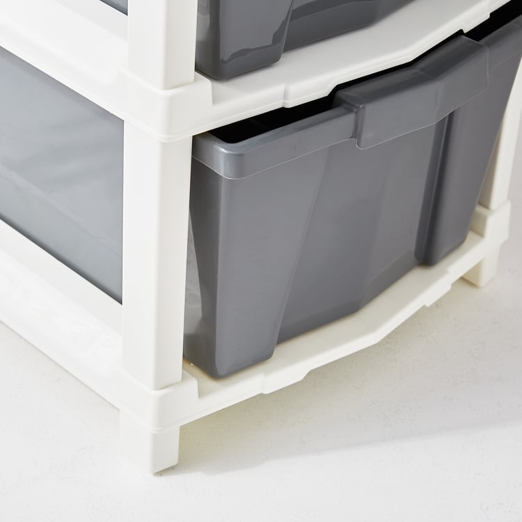 Omnia Oban Polypropylene 4-Tier Drawers