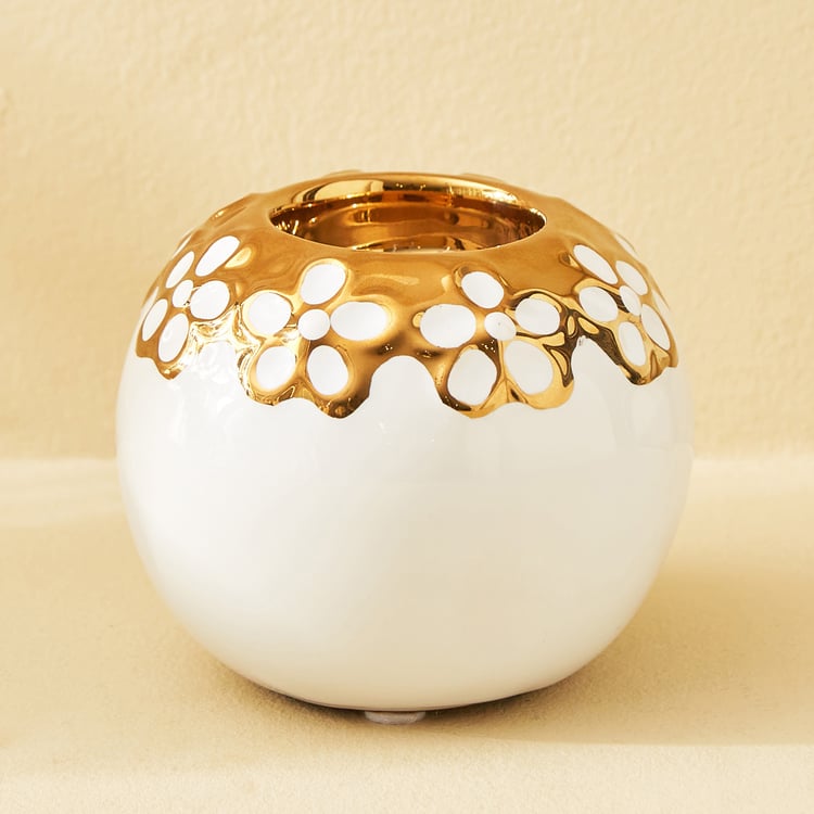 Stellar Celestial Ceramic T-Light Holder