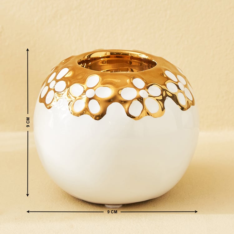 Stellar Celestial Ceramic T-Light Holder