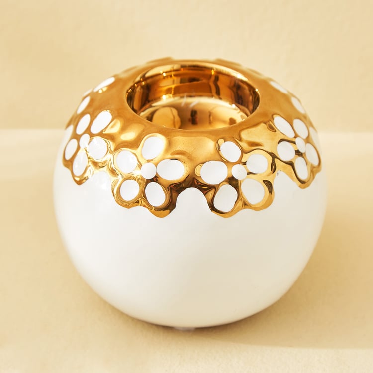 Stellar Celestial Ceramic T-Light Holder