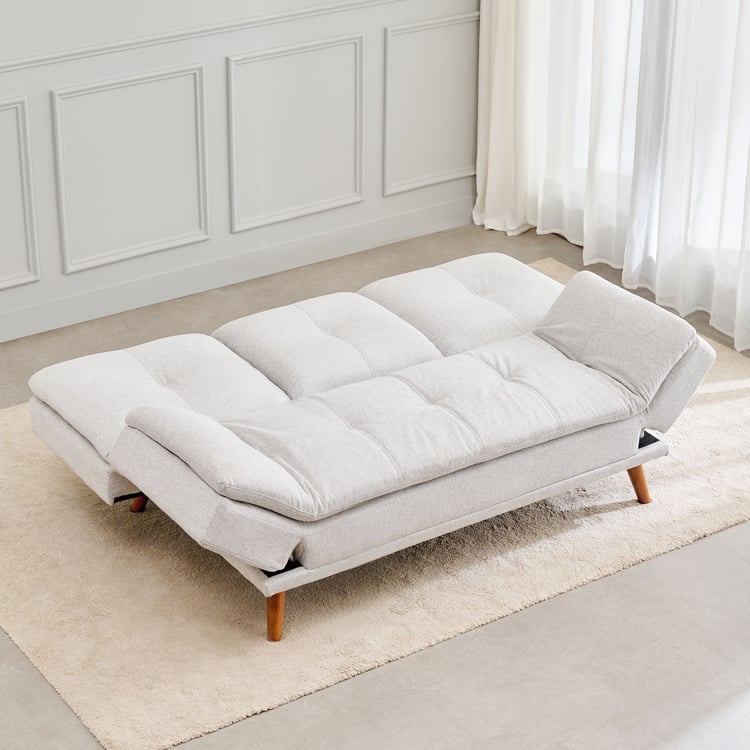 Gamora Fabric 3-Seater Sofa Bed with Drop-Down Table