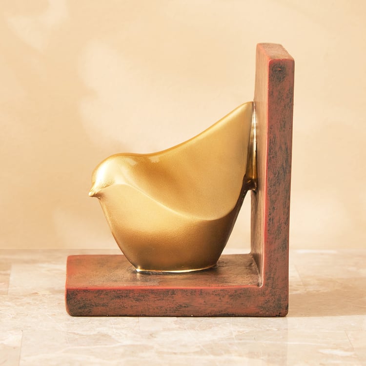 Paloma Robin Polyresin Bird Bookend