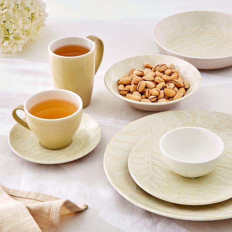 Camellia Bone China Printed Cup and Saucer - 260ml