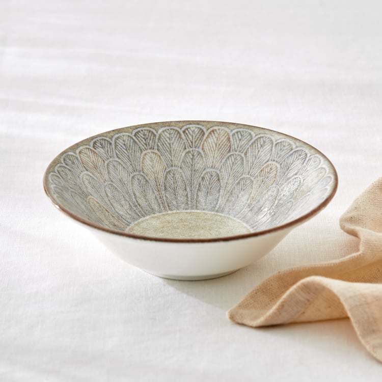 Camellia Aroma Bone China Printed Cereal Bowl -600ml