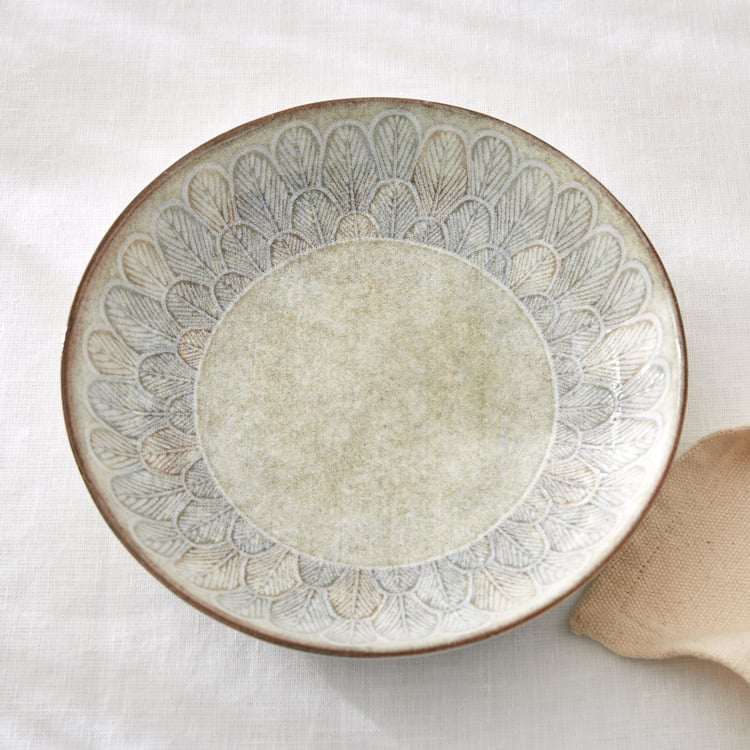 Camellia Aroma Bone China Printed Serving Bowl - 750ml