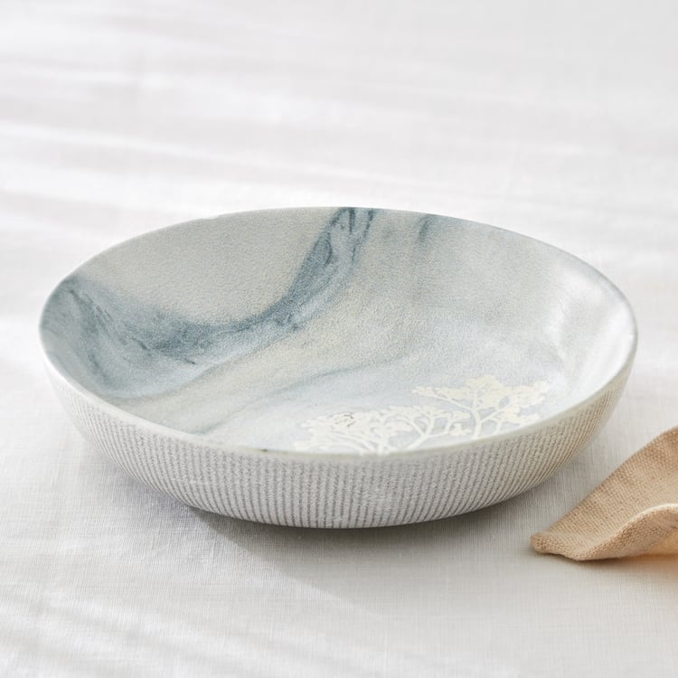 Camellia Bone China Printed Serving Bowl - 750ml