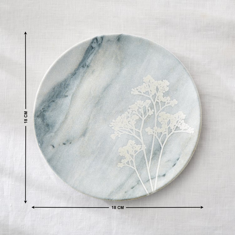 Camellia Bone China Printed Side Plate - 18cm