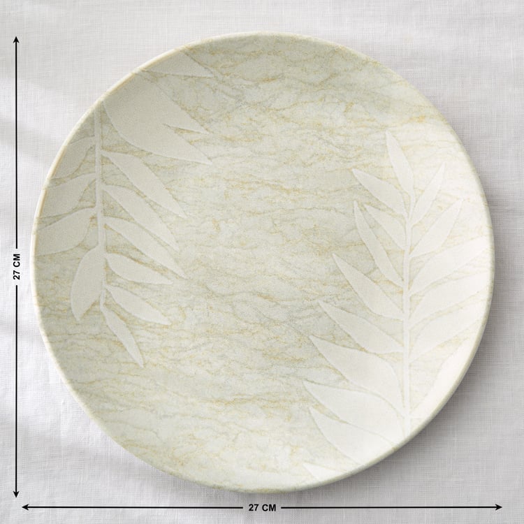 Camellia Bone China Printed Dinner Plate - 27cm