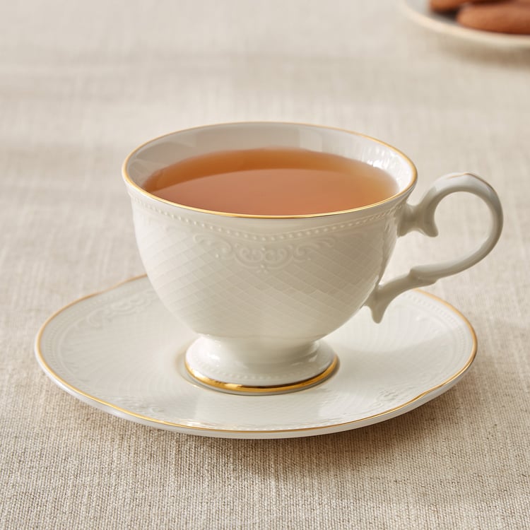 Marshmallow Ext Sicily Porcelain Cup and Saucer - 250ml