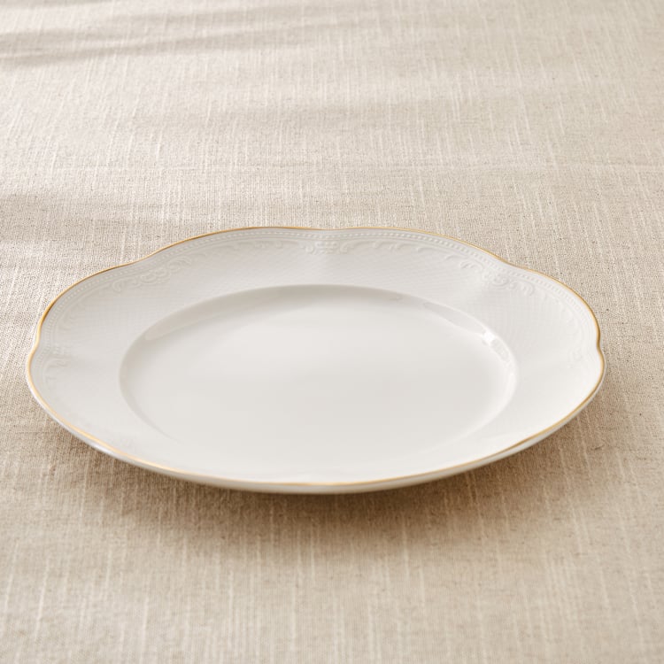 Marshmallow Ext Sicily Porcelain Dinner Plate - 26.5cm