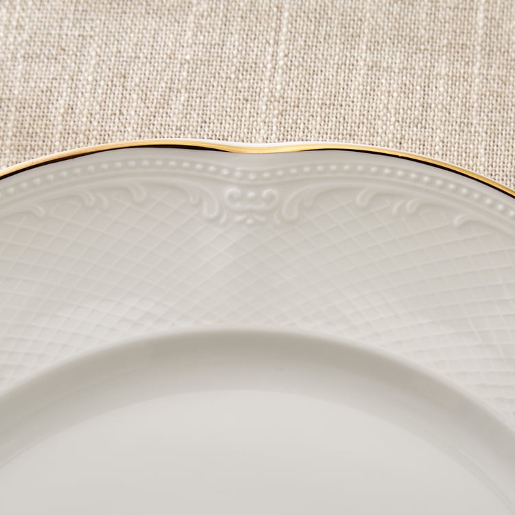 Marshmallow Ext Sicily Porcelain Dinner Plate - 26.5cm