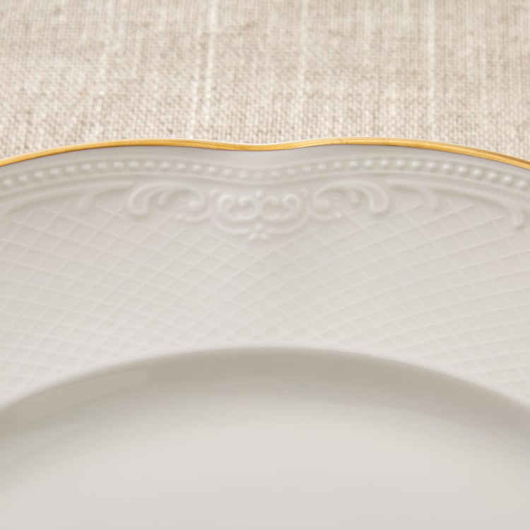 Marshmallow Ext Sicily Porcelain Dinner Plate - 26.5cm