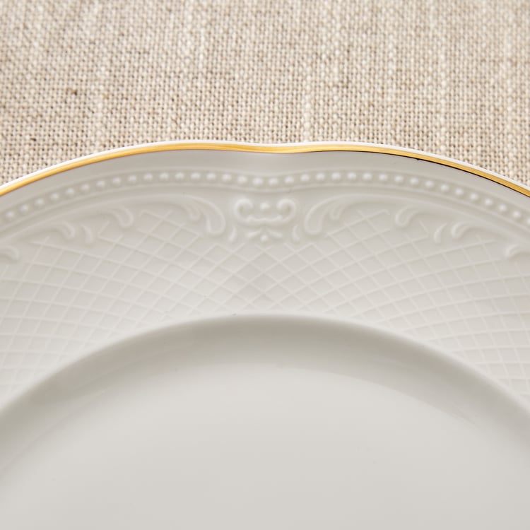 Marshmallow Ext Sicily Porcelain Side Plate - 21cm