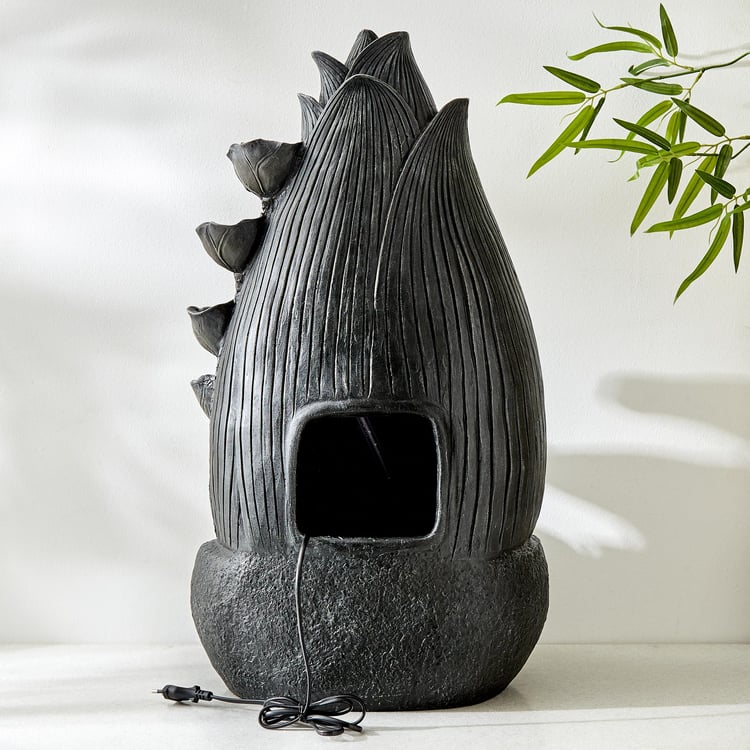 Cascade Polyresin Buddha Water Fountain - 36.8x29x68cm